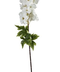 VIRIDIS Kwiat sztuczny Ostróżka 85cm biała 742957 VIRIDIS Kwiat sztuczny Ostróżka 85cm biała 742957