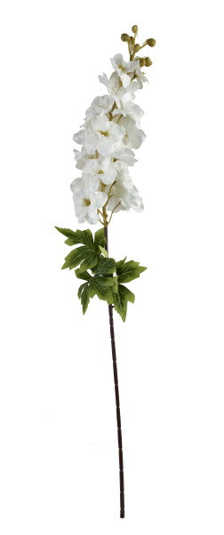 VIRIDIS Kwiat sztuczny Ostróżka 85cm biała 742957