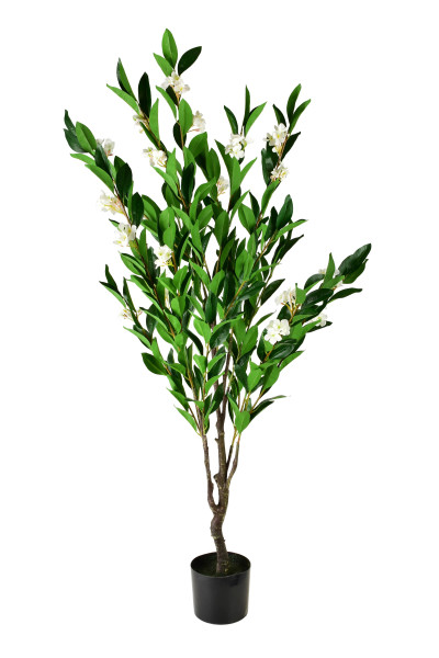 VIRIDIS Sztuczny kwiat biały 15x14x145cm 802396