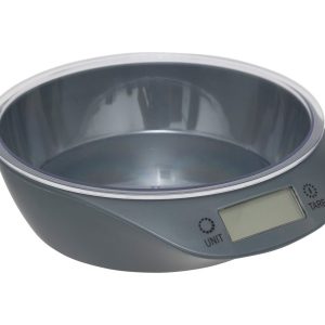 Waga kuchenna elektroniczna z miską szara precyzyjna 827452 Waga kuchenna elektroniczna z miską szara precyzyjna 827452