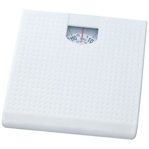 Waga łazienkowa biała mechaniczna 120 kg 176541 Waga łazienkowa biała mechaniczna 120 kg 176541