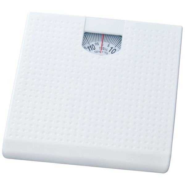 Waga łazienkowa biała mechaniczna 120 kg 176541