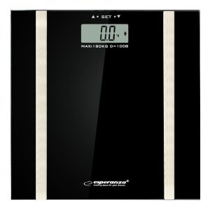 Waga łazienkowa elektroniczna Esperanza Samba czarna 180 kg LCD 1046366 Waga łazienkowa elektroniczna Esperanza Samba czarna 180 kg LCD 1046366