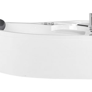 Wanna narożna lewa hydromasaż LED biała 438900 Wanna narożna lewa hydromasaż LED biała 438900