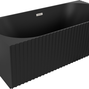 Wanna narożna Mexen Gia czarna 150×75 cm 1 szt. 617810