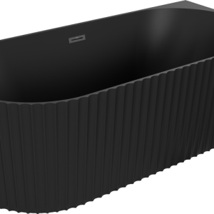 Wanna narożna Mexen Gia czarna mat 150×75 cm 1 szt. 617814