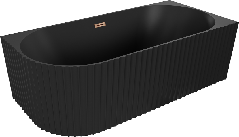 Wanna narożna Mexen Gia czarna mat 170x80 cm 1 szt. 617834