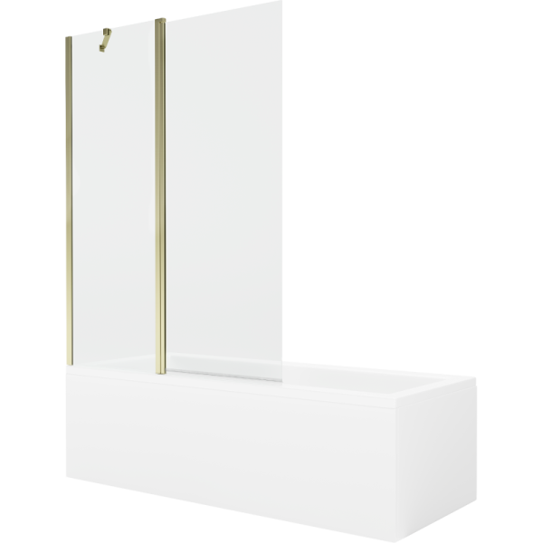 Wanna prostokątna Mexen Cubik 150x70cm z obudową i parawanem 1-skrzydłowym 617979