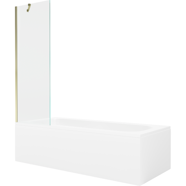 Wanna prostokątna Mexen Vega 150x70cm z obudową i parawanem 1-skrzydłowym 618313