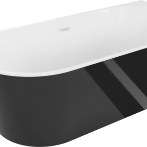 Wanna przyścienna Mexen Oval biały czarny 140×75 cm 1 szt. 617713 Wanna przyścienna Mexen Oval biały czarny 140×75 cm 1 szt. 617713