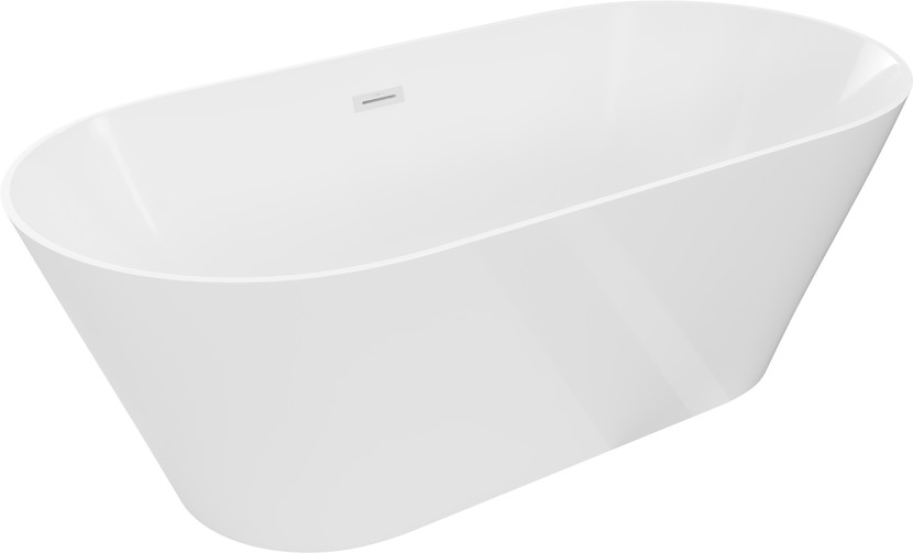 Wanna wolnostojąca Mexen Luna Slim biała 170x75 cm 1 szt. 619535