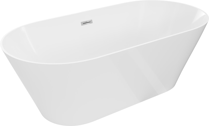 Wanna wolnostojąca Mexen Luna Slim biała 170x75 cm 1 szt. 619494