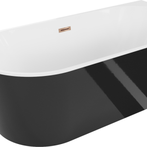 Wanna wolnostojąca Mexen Oval biało-czarna 140 x 75 cm 1 szt. 617745 Wanna wolnostojąca Mexen Oval biało-czarna 140 x 75 cm 1 szt. 617745