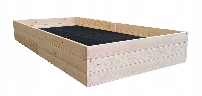 Warzywniak Drewniany 200x80cm SunWood Inspekt Zielnik Skrzynia + Poradnik 756434