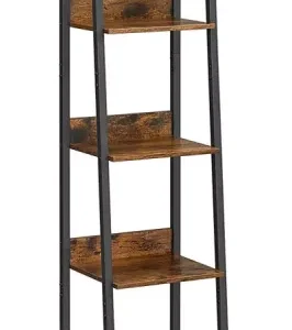 Wąski industrialny regał metalowy rustykalny brąz – Xylo 602366 Wąski industrialny regał metalowy rustykalny brąz – Xylo 602366