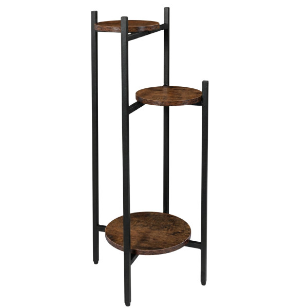 Wąski kwietnik stojący STEM na 3 kwiaty, Ø 33 x 80,5 cm 954667