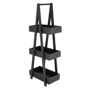 Wąski regał bambusowy japandi, bambus/mdf, 19 x 30 x 81 cm 669324 Wąski regał bambusowy japandi, bambus/mdf, 19 x 30 x 81 cm 669324
