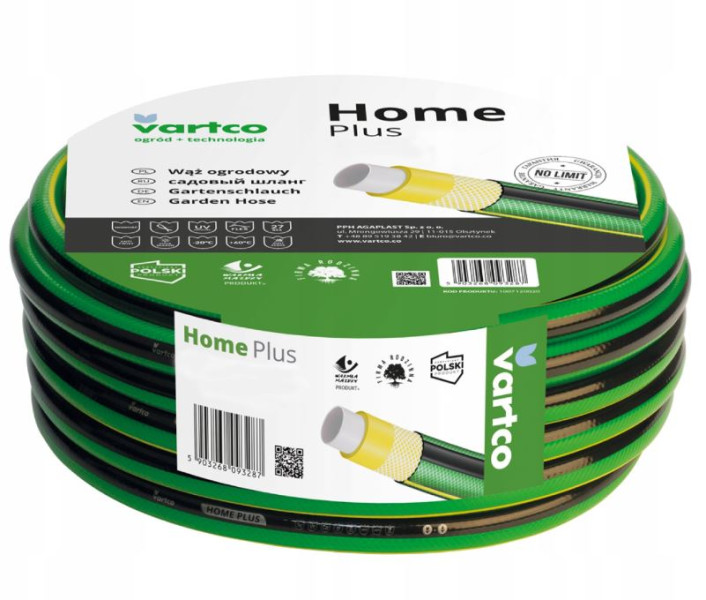 Wąż ogrodowy 4-warstwowy 3/4 30MB HOME PLUS AGAPLAST 1007340030 737644