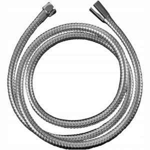 Wąż prysznicowy 150 cm stal nierdzewna chrom obrotowe końcówki giętki PZH 1070454 Wąż prysznicowy 150 cm stal nierdzewna chrom obrotowe końcówki giętki PZH 1070454
