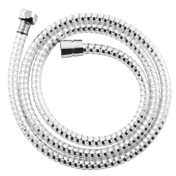 Wąż prysznicowy Invena Biflex 150 cm, transparentny chrom 368197