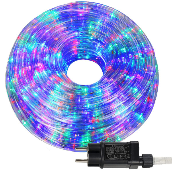 Wąż świetlny 11,5 m multikolor 240 Led z programatorem IP44 336247
