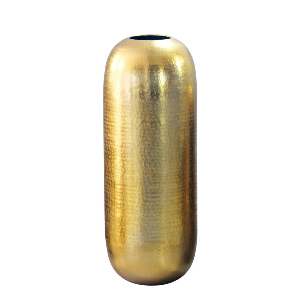 Wazon Aluminium Złoty Wazon Kwiaty Wazon Domu Duży Okrągły Metalowy 75 cm 1080049