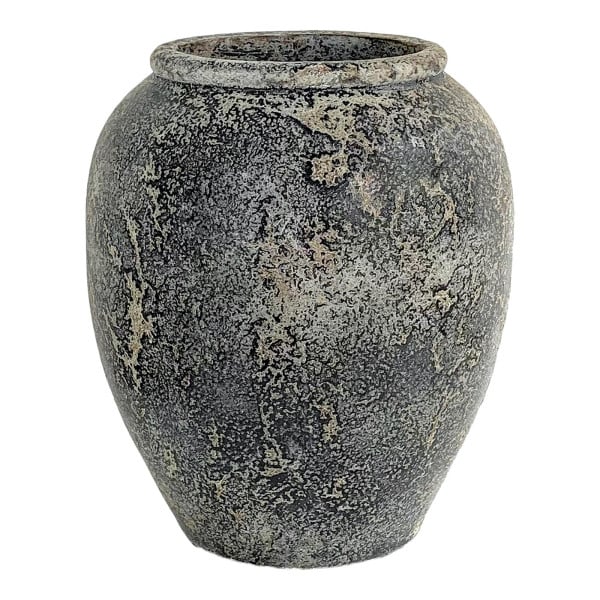 WAZON Capelo mały szary Z TERAKOTY 44x49 cm rustykalny 647380