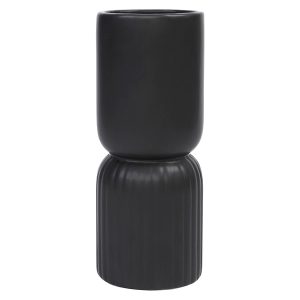 Wazon ceramiczny Cala 20,2 cm czarny 41179 Wazon ceramiczny Cala 20,2 cm czarny 41179