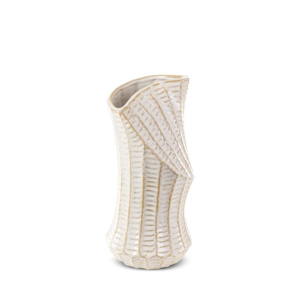 Wazon ceramiczny LIZA 14X29 kremowy 962841
