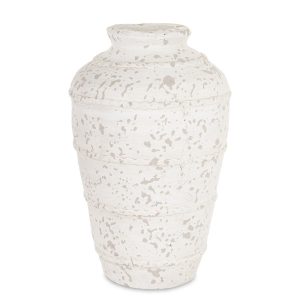Wazon ceramiczny, postarzany 36x21x21 cm VILMA-2 989913 Wazon ceramiczny, postarzany 36x21x21 cm VILMA-2 989913