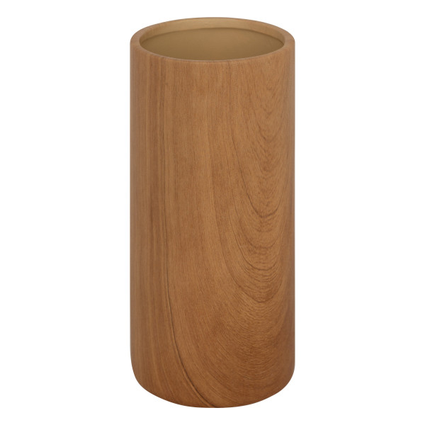 Wazon ceramiczny SAO, efekt drewna, 20 cm 616784