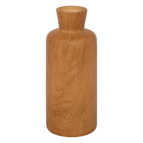 Wazon ceramiczny SAO, efekt drewna, 30 cm 616778