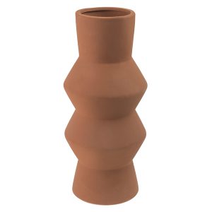 Wazon ceramiczny Terakota 30,5 cm pomarańczowy 49681 Wazon ceramiczny Terakota 30,5 cm pomarańczowy 49681
