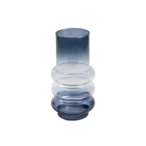 Wazon CIRCLE szklany niebiesko-transparentny ombre 11x26cm HOMLA 916946 Wazon CIRCLE szklany niebiesko-transparentny ombre 11x26cm HOMLA 916946