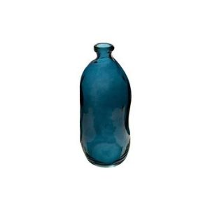 Wazon Dame J szklany 35cm niebieski 99526 Wazon Dame J szklany 35cm niebieski 99526