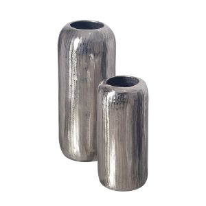 Wazon Dekoracyjny 2 szt. Aluminium Cylinder Wazon Nowoczesny Okrągły 678435 Wazon Dekoracyjny 2 szt. Aluminium Cylinder Wazon Nowoczesny Okrągły 678435