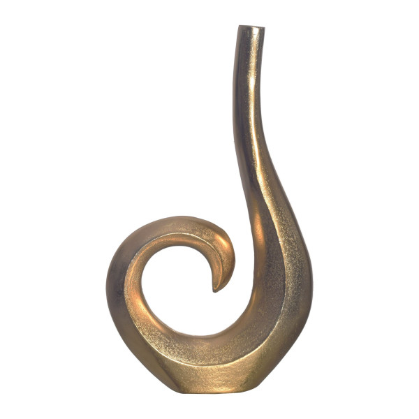 Wazon Dekoracyjny 47 cm Aluminium Spirala Wazon do Kwiatów Nowoczesny 678436