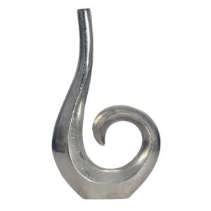 Wazon Dekoracyjny 47 cm Aluminium Spirala Wazon do Kwiatów Nowoczesny 678431 Wazon Dekoracyjny 47 cm Aluminium Spirala Wazon do Kwiatów Nowoczesny 678431