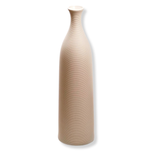 Wazon Flakon na Kwiaty Biały Kremowy Dekoracyjny Ceramiczny 477026