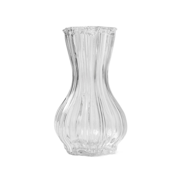 Wazon JUNNE szklany transparentny 12x20,3 cm HOMLA 916951
