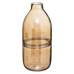 Wazon Line szklany 30cm amber 99552 Wazon Line szklany 30cm amber 99552