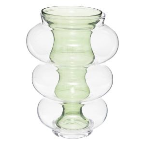 Wazon Matali szklany zielony 35×25 cm podwójny ozdobny 269648 Wazon Matali szklany zielony 35×25 cm podwójny ozdobny 269648