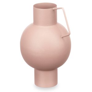 Wazon metalowy w pastelowym kolorze, wys. 23 cm 248324 Wazon metalowy w pastelowym kolorze, wys. 23 cm 248324