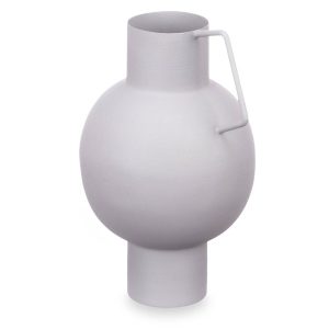 Wazon metalowy w pastelowym kolorze, wys. 23 cm 248320 Wazon metalowy w pastelowym kolorze, wys. 23 cm 248320