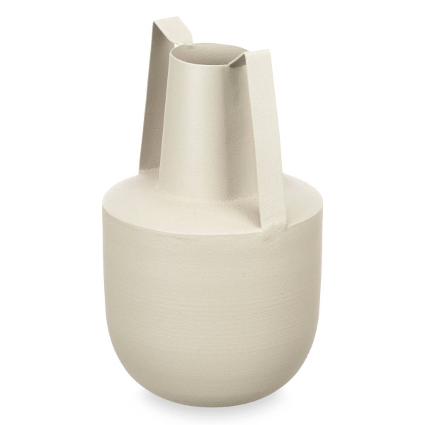 Wazon metalowy w pastelowym kolorze z uchwytami, 21 cm 248313