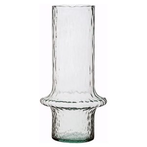 Wazon młotkowany szklany 31 cm transparentny 205551 Wazon młotkowany szklany 31 cm transparentny 205551