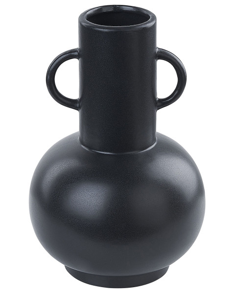 Wazon na kwiaty minimalistyczny czarny 124659
