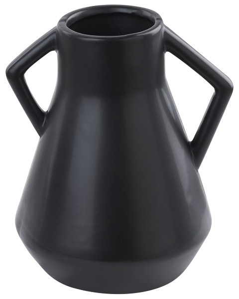 Wazon na kwiaty minimalistyczny czarny 124552