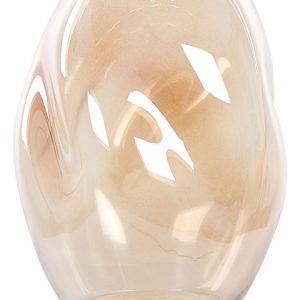 Wazon na kwiaty ozdobny szklany 20 cm pomarańczowy 124616 Wazon na kwiaty ozdobny szklany 20 cm pomarańczowy 124616