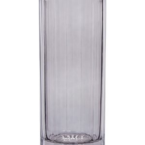 Wazon na kwiaty ozdobny szklany 30 cm szary 124565 Wazon na kwiaty ozdobny szklany 30 cm szary 124565